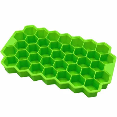 1pcs Honeycomb 37 Lattice Cube Tray Maker Without Lid DIY Ice Mold